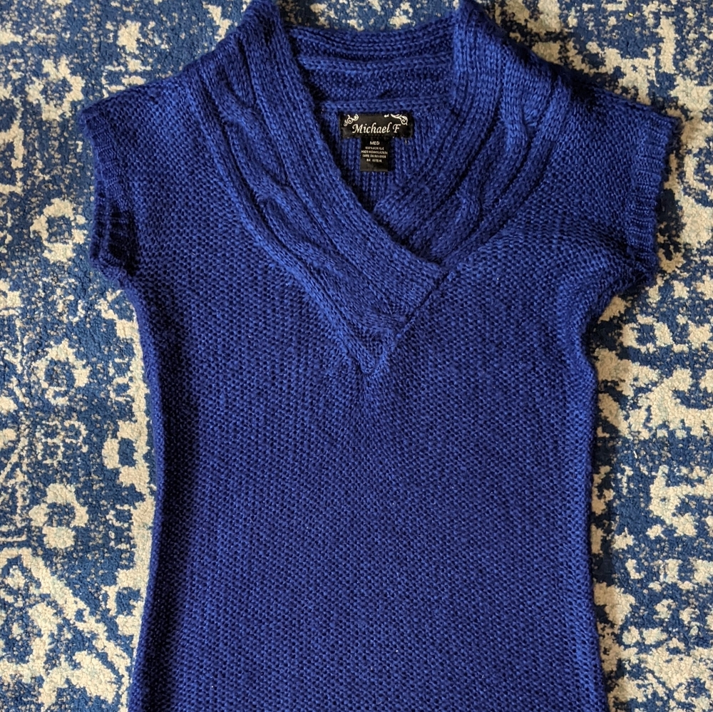 Michael F Knitted Mini Dress Size Medium